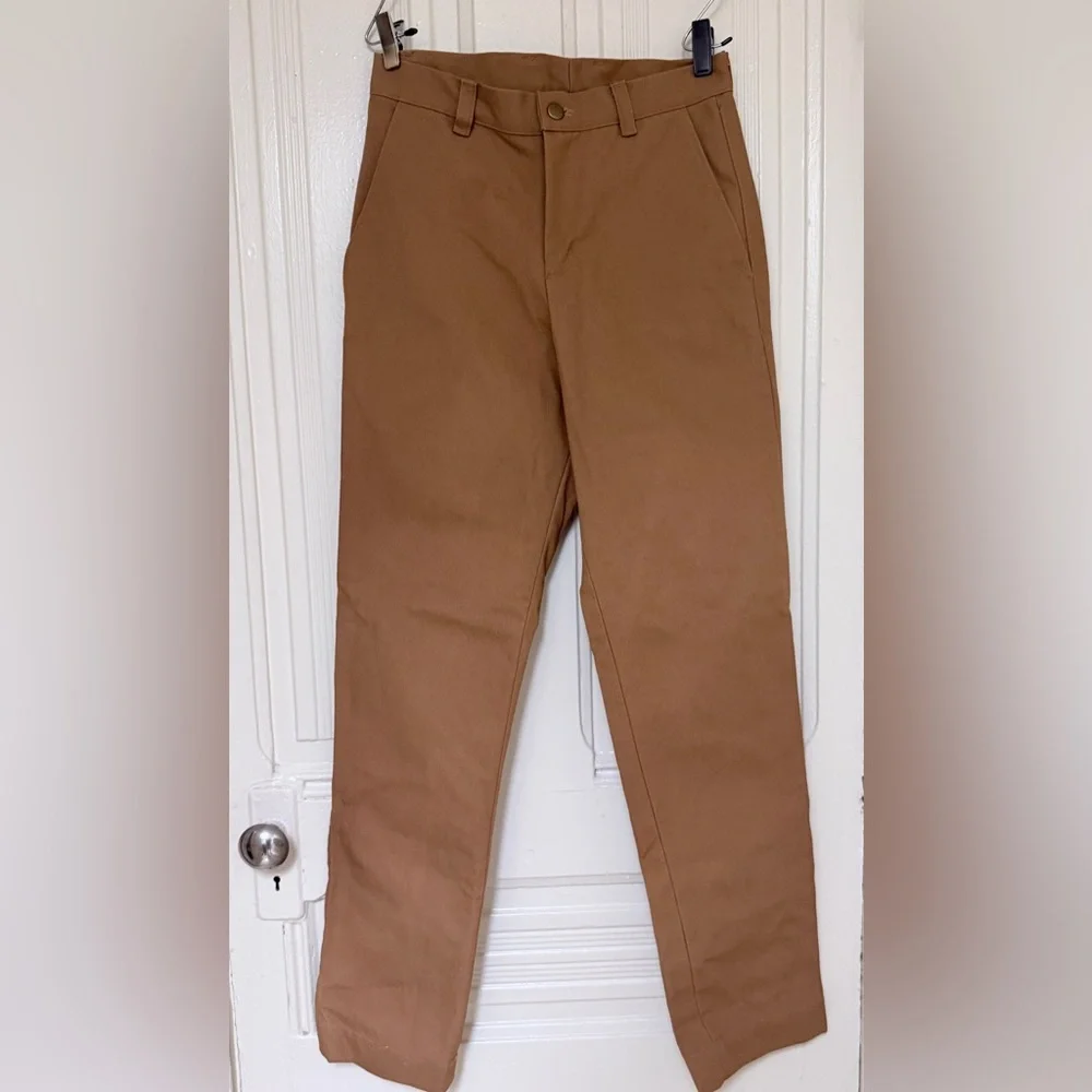 American Apparel Tan Chinos - Straight Fit Men's Pants size: 29